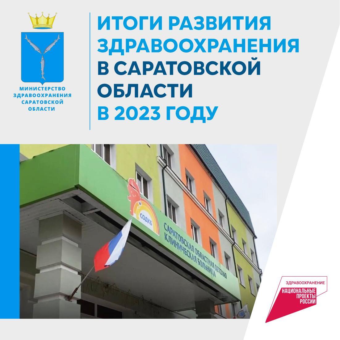 Итоги развития сферы здравоохранения за 2023 год в Саратовской области Итоги развития сферы здравоохранения за 2023 год в Саратовской области