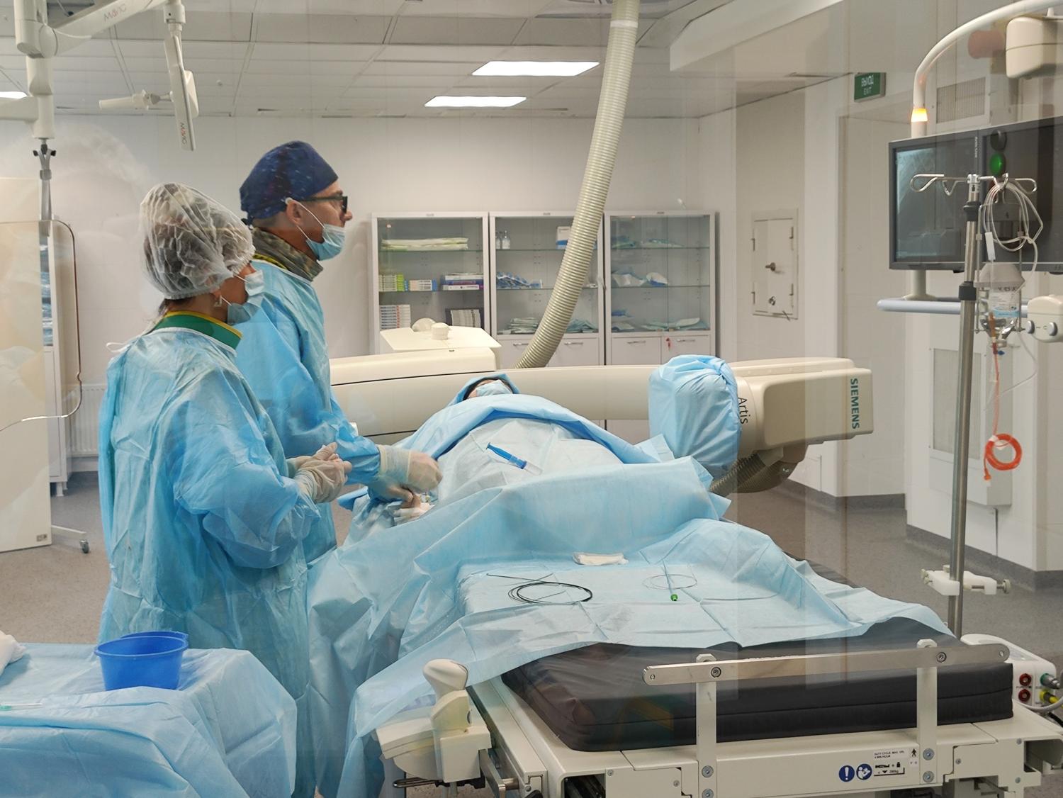 На новом ангиографе в Областном клиническом кардиодиспансере провели первые вмешательства На новом ангиографе в Областном клиническом кардиодиспансере провели первые вмешательства