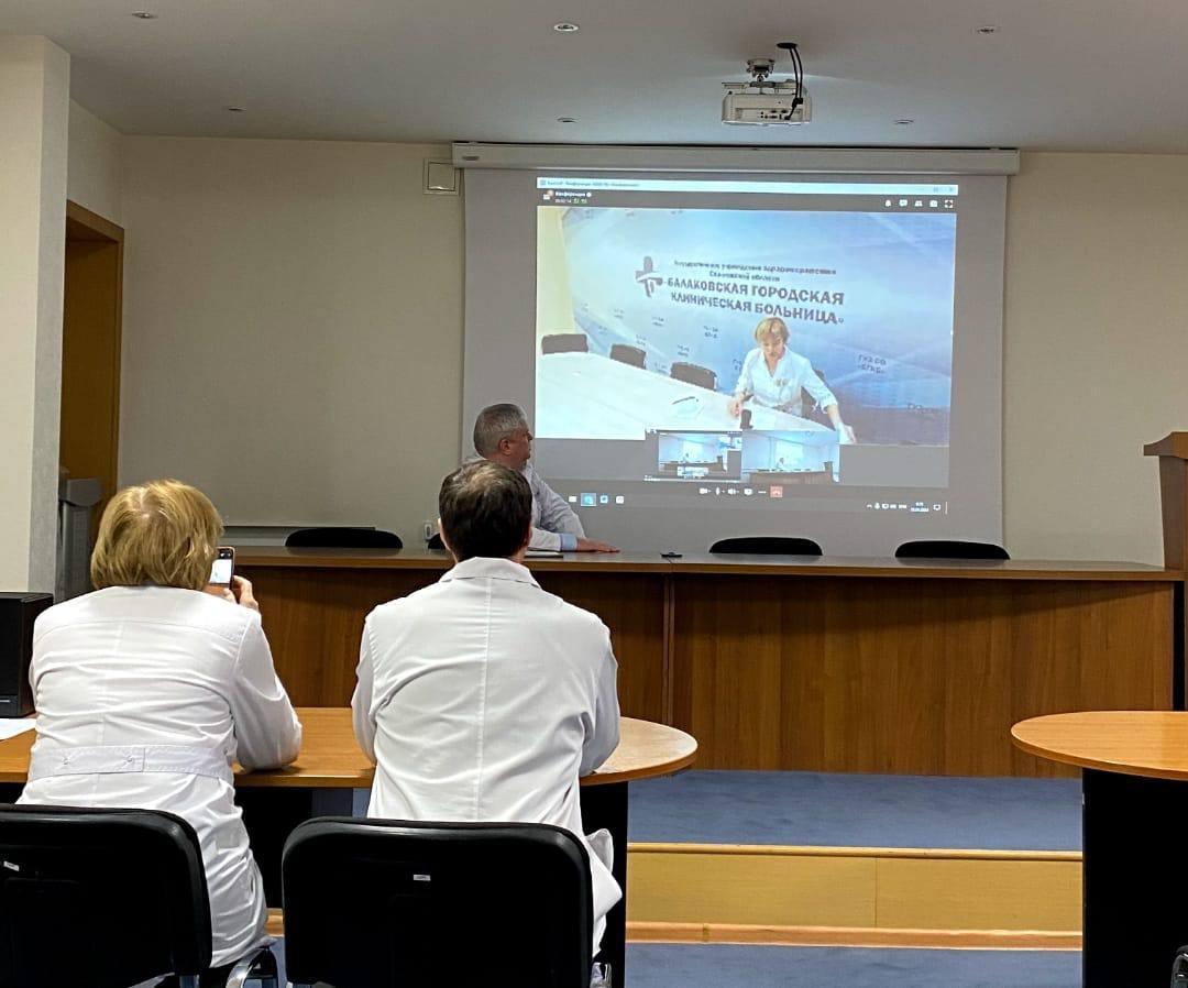 Сегодня впервые в ГУЗ ОККД прошел расширенный кардиоконсилиум с Балаковской городской клинической больницей по отбору пациентов на прохождение лечения в Областном клиническом кардиологическом диспансере. В нем приняли участие главный врач ОККД, к.м.н. ... Сегодня впервые в ГУЗ ОККД прошел расширенный кардиоконсилиум с Балаковской городской клинической больницей по отбору пациентов на прохождение лечения в Областном клиническом кардиологическом диспансере. В нем приняли участие главный врач ОККД, к.м.н. ...